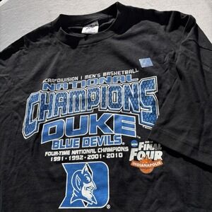 Duke Blue Devils 2010 National Champions T-Shirt XXL Tri-Lake NCAA Final Four
